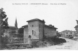 ANCEMONT - Une Rue Et L'Eglise - Très Bon état - Andere & Zonder Classificatie