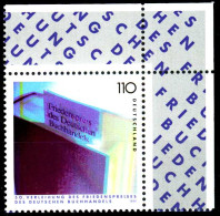 BRD 1999 Nr 2075 Postfrisch ECKE-ORE X22B94E - Unused Stamps