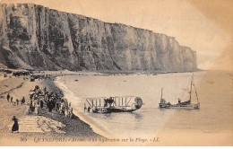 LE TREPORT - Arrvé D'un Hydravion Sur La Plage - Très Bon état - Le Treport