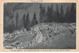 Col Des Aravis - Les Coureurs Du Tour De France Dans Les Lacets De La GIETTAZ - état - Sonstige & Ohne Zuordnung