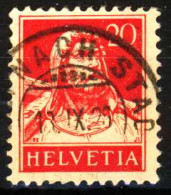 SCHWEIZ 1924 Nr 206x Zentrisch Gestempelt X29DCCA - Gebruikt