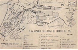 Plan Générale De L'Usine Du CREUSOT En 1903 - Très Bon état - Le Creusot
