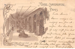 PARIS - Hôtel Continental - Verandah - Très Bon état - Bar, Alberghi, Ristoranti