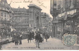 PARIS - La Porte Saint Denis Vue De La Rue De La Lune - Très Bon état - Parcs, Jardins