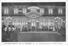 PARIS - Café Restaurant De La Régence - Rue Saint Honoré - état - Pubs, Hotels, Restaurants