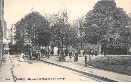 PARIS - Square Et Marché De Passy - Très Bon état - Plazas