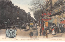 PARIS - Perspective Du Boulevard Des Italiens - Très Bon état - Sonstige & Ohne Zuordnung