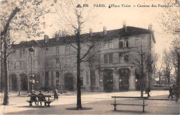 PARIS - Place Violet - Caserne Des Pompiers - Très Bon état - Autres & Non Classés
