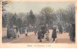 PARIS - Parc Montsouris - Le Pont - Très Bon état - Parks, Gardens