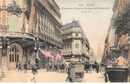 PARIS - Chaussée D'Antin Et Entrée Du Vaudeville - Très Bon état - Sonstige & Ohne Zuordnung