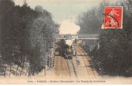 PARIS - Buttes Chaumont - Le Train De Ceinture - Très Bon état - Parks, Gärten