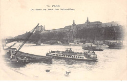 PARIS - La Seine Au Pont Des Saints Pères - Très Bon état - De Seine En Haar Oevers