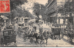 PARIS - Le Boulevard De Montmartre - Carrefour Drouot - Très Bon état - Parchi, Giardini