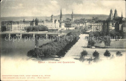 11426718 Zuerich Utoquai Und Quaibruecke Zuerich - Autres & Non Classés