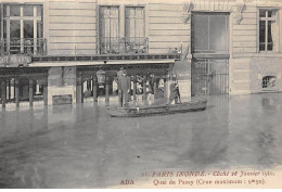 PARIS Inondé 1910 - Quai De Passy - Très Bon état - De Overstroming Van 1910