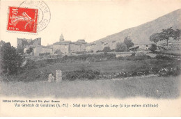 Vue Générale De GREOLIERES - Situé Sur Les Gorges Du Loup - Très Bon état - Otros & Sin Clasificación