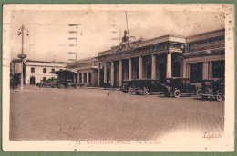 CPA - HÉRAULT - MONTPELLIER - LA GARE - Animation, Automobiles Et Camionnette - Montpellier