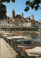 11425339 Rapperswil SG Hafenpartie Am Zuerichsee Boot Kirche Rapperswil SG - Altri & Non Classificati