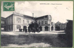 CPA - HÉRAULT - MONTPELLIER - HOPITAL SUBURBAIN - Animation, - Montpellier