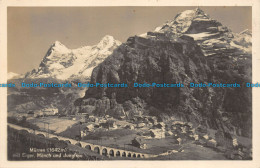 R078853 Murren Mit Eiger. Monch Und Jungfrau. Photoglob - World