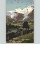 11389342 Saas-Fee Panorama Mit Alphubel Mischabeljoch Taeschhorn Berghuette Glet - Sonstige & Ohne Zuordnung