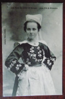 Cpa étude Des Coiffes De Bretagne - Jeune Fille De Bannalec - Bannalec