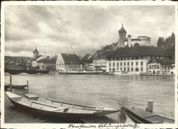 11385698 Schaffhausen SH Schiffl?nde Mit Festung Munot Rheinbr?cke Schaffhausen - Sonstige & Ohne Zuordnung