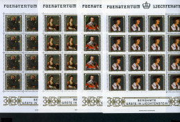 Liechtenstein Kleinbögen 809-812 Postfrisch Gemälde #JE941 - Sonstige & Ohne Zuordnung