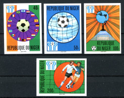 Niger 619-622 Postfrisch Fußball #GE607 - Niger (1960-...)
