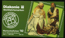 Bund Diakonie Markenheft 1992 Mit 1640 Berlin Ersttagssonderstempel #IJ117 - Sonstige & Ohne Zuordnung