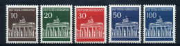 Bund DS Brandenburger Tor 506-510 W Postfrisch #JE845 - Francobolli In Bobina