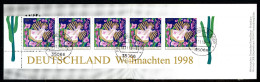 Bund Rotes Kreuz Weihnachtsmarkenheft 1998 Mit 2024 Gestempelt #IJ167 - Andere & Zonder Classificatie