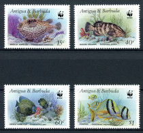 Antigua Und Barbuda 1010-13 Postfrisch Fische #IJ328 - Antigua Et Barbuda (1981-...)