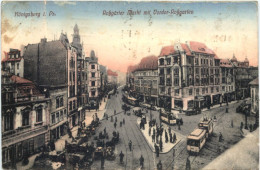 Königsberg - Rossgärtner Markt Mit Vorder Rossgarten - Ostpreussen