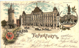 Gruss Aus Frankfurt - Litho - Frankfurt A. Main