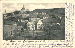 Gruss Aus Zwingenberg An Der Bergstrasse - Marktplatz - Other & Unclassified