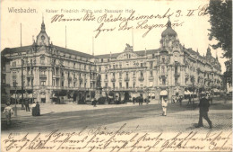 Wiesbaden - Kaiser Friedrich Platz - Wiesbaden