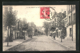 CPA Malakoff, Blick In Eine Strasse Avec Gleisen  - Malakoff