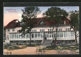 AK Magdeburg, Gasthof Schützenhaus  - Maagdenburg