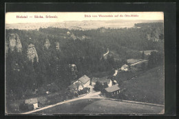 AK Bielatal /sächs. Schweiz, Blick Vom Wiesenstein Auf Die Otto-Mühle  - Sonstige & Ohne Zuordnung