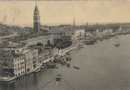 AD323 Venezia - Bacino Di San Marco - Panorama Dalla Cupola Della Basilica Della Salute / Viaggiata 1955 - Venezia (Venice)