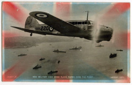 RAF AVRO ANSON - NEW MILITARY HIGH SPEED PLANE FLYING OVER THE FLEET - 1939-1945: 2nd War