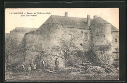 CPA Bazoches, Ruines Du Chateau Feodal  - Autres & Non Classés