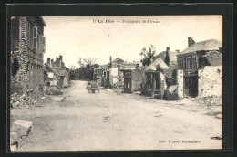 CPA La Fère, Faubourg St-Firmin  - Autres & Non Classés