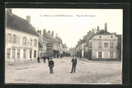 CPA Fère-en-Tardenois, Rue Des Marchands, Café-Hotel Thorin  - Otros & Sin Clasificación