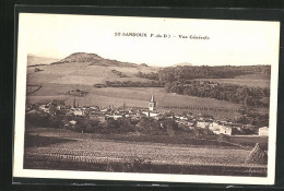 CPA St-Sandoux, Vue Générale, Vue Générale Der Ortschaft  - Sonstige & Ohne Zuordnung