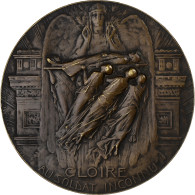 France, Médaille, Gloire Au Soldat Inconnu, 1918, Bronze, Raoul Bénard, TTB+ - Other & Unclassified