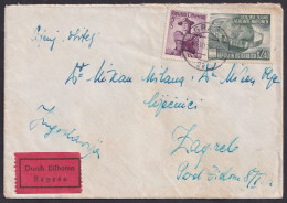 Austria 1956, United Nations , Folk Costumes, Express Letter From Gratz - Other & Unclassified