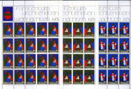 Liechtenstein Kleinbögen 788-790 Postfrisch Weihnachten #JD397 - Andere & Zonder Classificatie