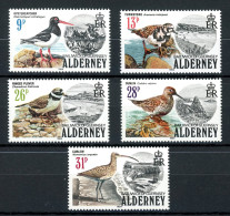 Alderney 13-17 Postfrisch Vögel #JD314 - Alderney